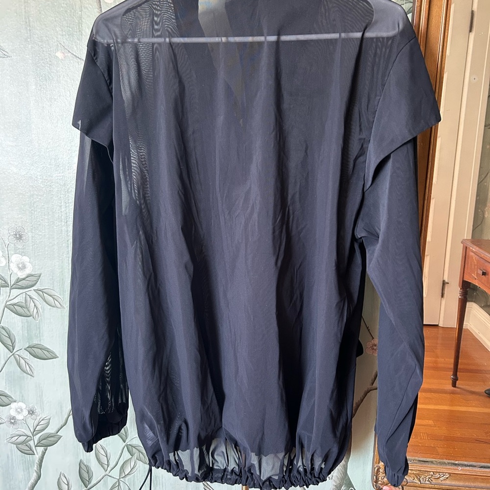 Michi Black Mesh Pullover Jacket - image 5